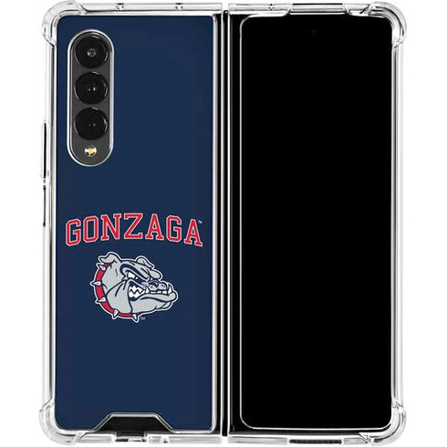 Gonzaga University Bulldogs Galaxy Z Fold4 5G Clear Case
