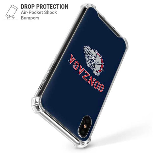 Gonzaga University Bulldogs iPhone XS Max Clear Case