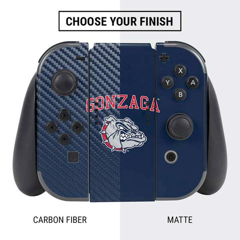 Gonzaga University Bulldogs Nintendo Switch Bundle Skin