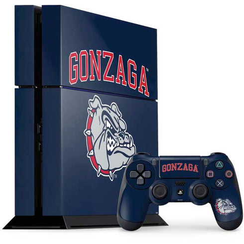 Gonzaga University Bulldogs PS4 Console and Controller Bundle Skin