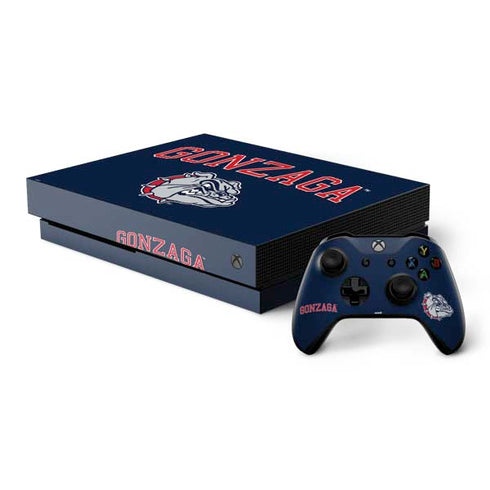 Gonzaga University Bulldogs Xbox One X Bundle Skin