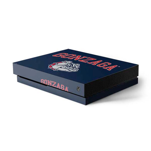 Gonzaga University Bulldogs Xbox One X Console Skin