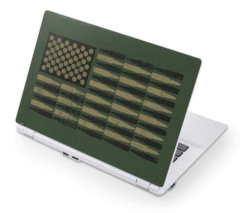 Bullet American Flag Acer Chromebook Skin