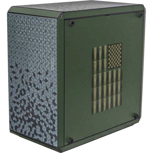 Bullet American Flag Cooler Master MasterBox Q300L Mini Tower Skin