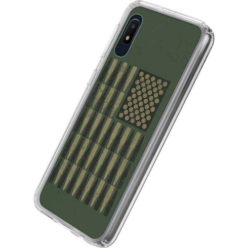 Bullet American Flag Galaxy A10e Clear Case