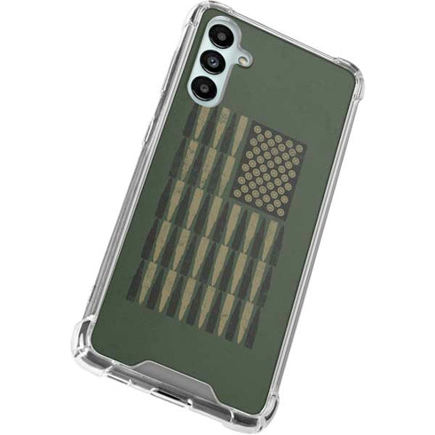 Bullet American Flag Galaxy A14 5G Clear Case