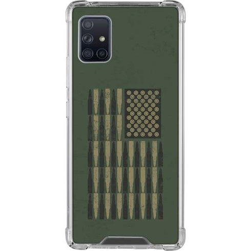 Bullet American Flag Galaxy A51 5G Clear Case