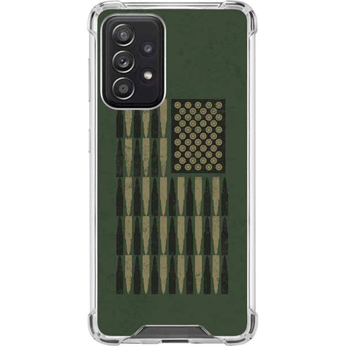 Bullet American Flag Galaxy A52 5G Clear Case