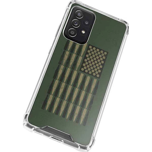 Bullet American Flag Galaxy A52 5G Clear Case