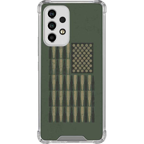 Bullet American Flag Galaxy A53 5G Clear Case