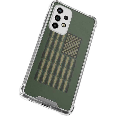 Bullet American Flag Galaxy A53 5G Clear Case