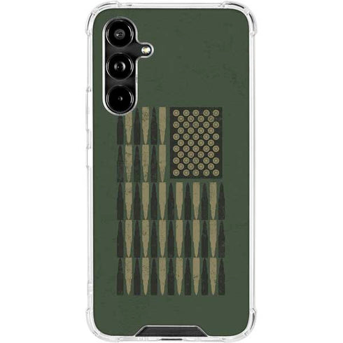 Bullet American Flag Galaxy A54 5G Clear Case
