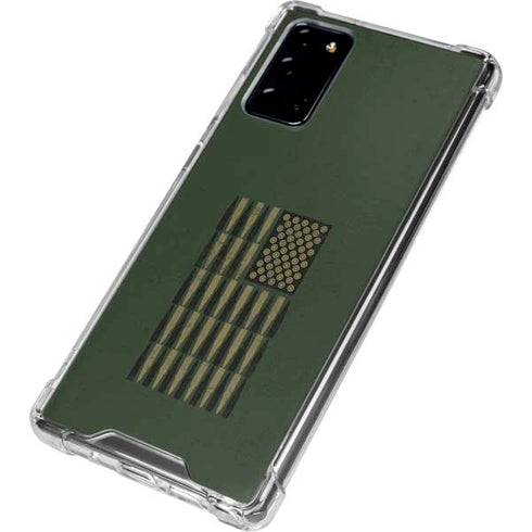 Bullet American Flag Galaxy Note20 5G Clear Case