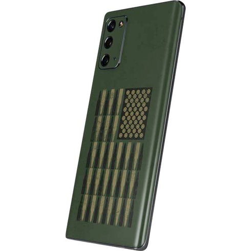 Bullet American Flag Galaxy Note20 5G Skin