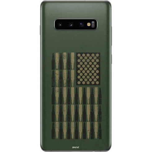 Bullet American Flag Galaxy S10 Plus Skin