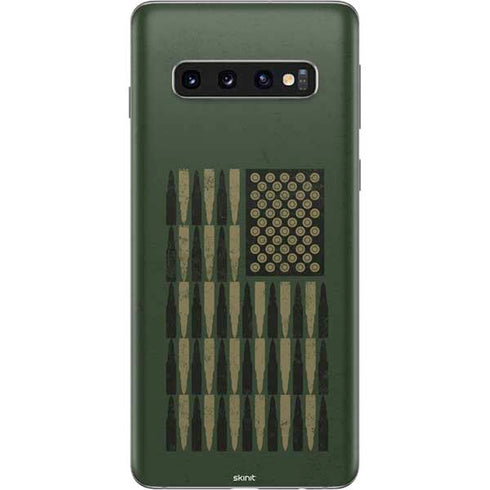 Bullet American Flag Galaxy S10 Skin