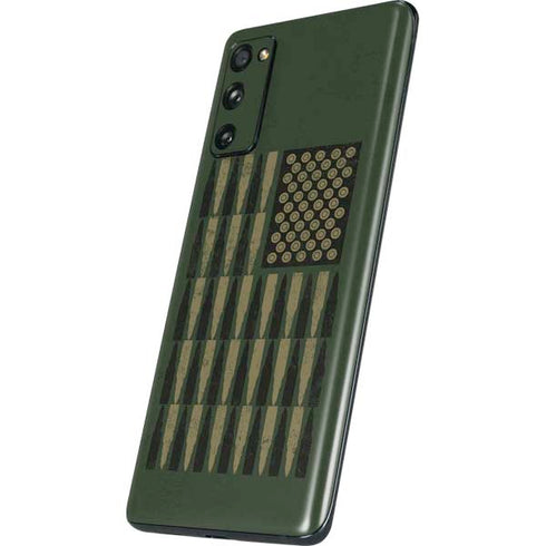 Bullet American Flag Galaxy S20 Fan Edition Skin