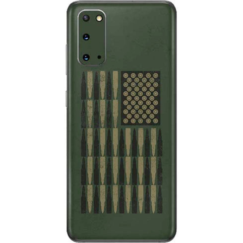 Bullet American Flag Galaxy S20 Skin