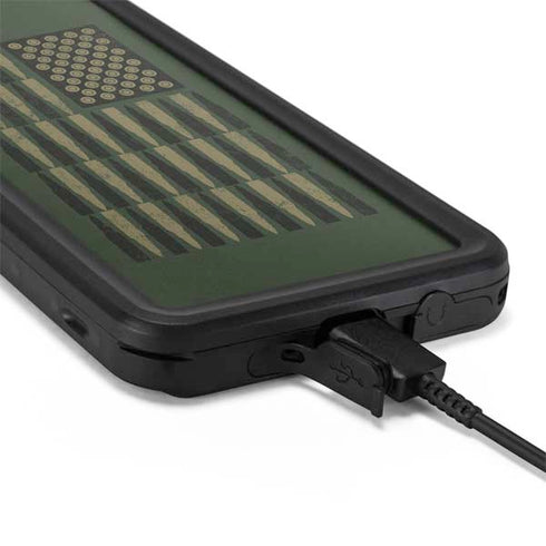 Bullet American Flag Galaxy S20 Waterproof Case