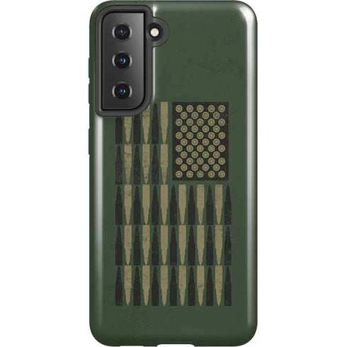Bullet American Flag Galaxy S21 5G Pro Case