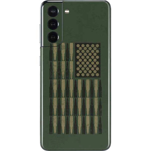 Bullet American Flag Galaxy S21 5G Skin