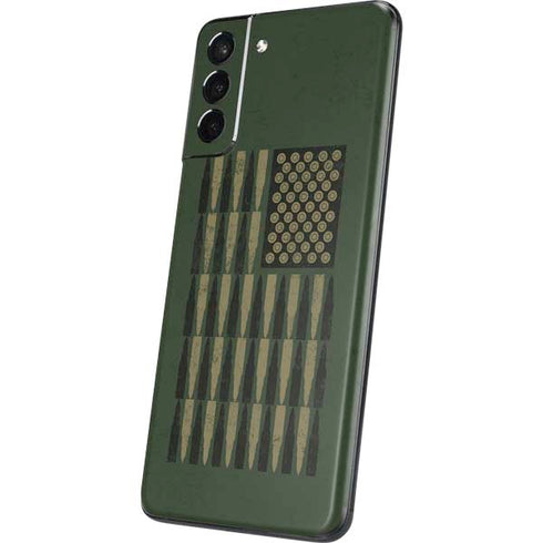 Bullet American Flag Galaxy S21 5G Skin