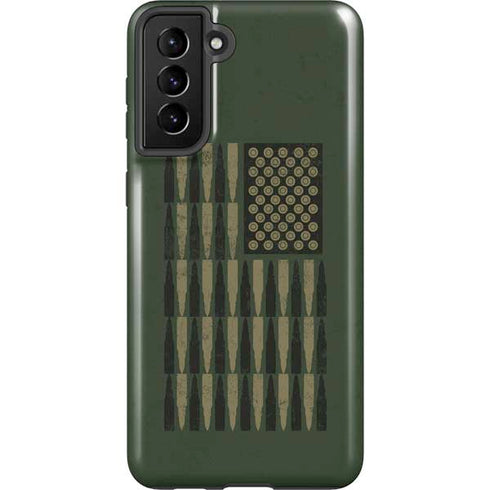 Bullet American Flag Galaxy S21 FE Pro Case