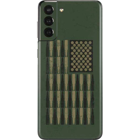 Bullet American Flag Galaxy S21 Plus 5G Skin
