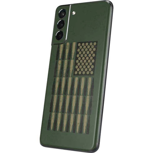 Bullet American Flag Galaxy S21 Plus 5G Skin