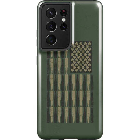Bullet American Flag Galaxy S21 Ultra 5G Pro Case