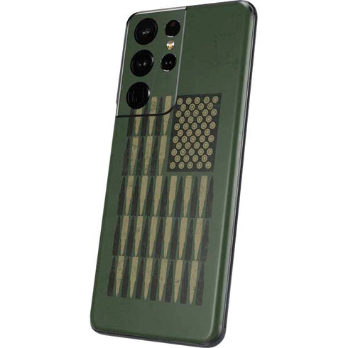 Bullet American Flag Galaxy S21 Ultra 5G Skin