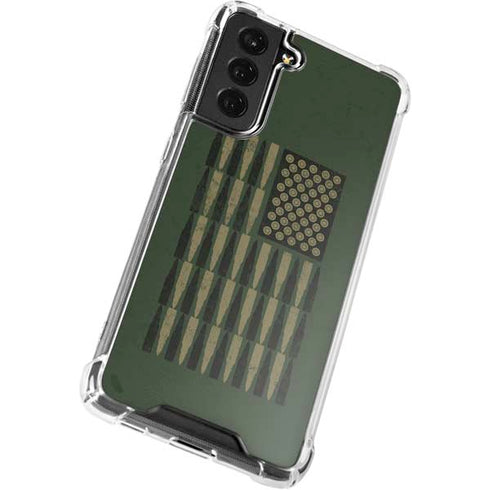 Bullet American Flag Galaxy S22 Clear Case