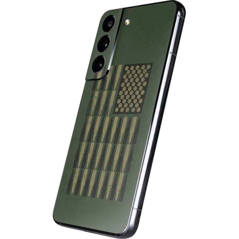 Bullet American Flag Galaxy S22 Skin