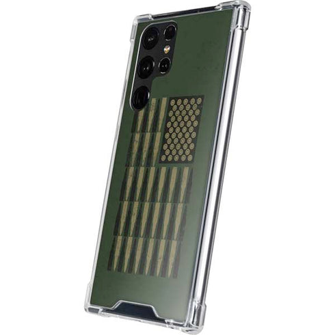 Bullet American Flag Galaxy S22 Ultra Clear Case