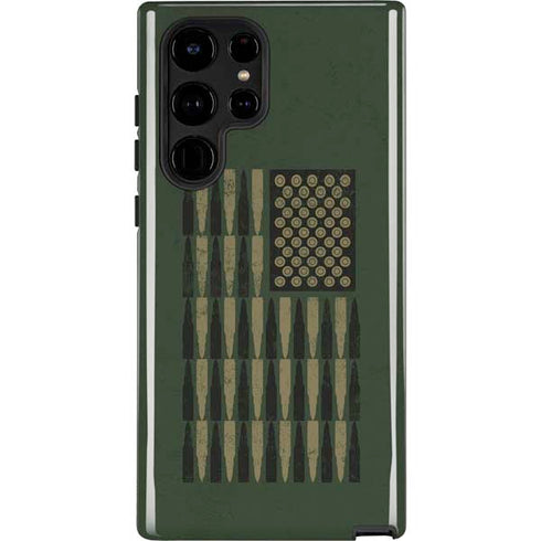 Bullet American Flag Galaxy S22 Ultra Pro Case