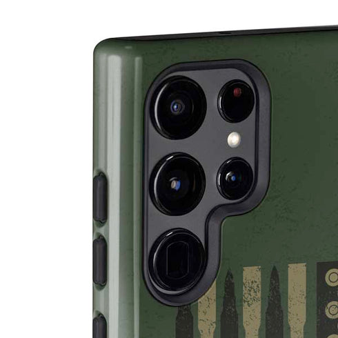 Bullet American Flag Galaxy S22 Ultra Pro Case