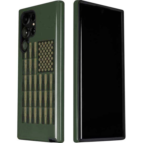 Bullet American Flag Galaxy S22 Ultra Pro Case