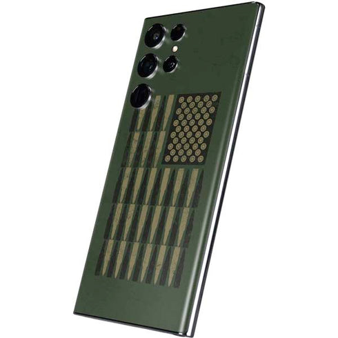 Bullet American Flag Galaxy S22 Ultra Skin