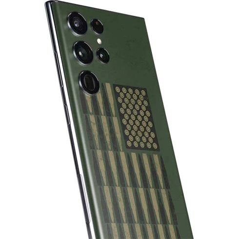 Bullet American Flag Galaxy S22 Ultra Skin