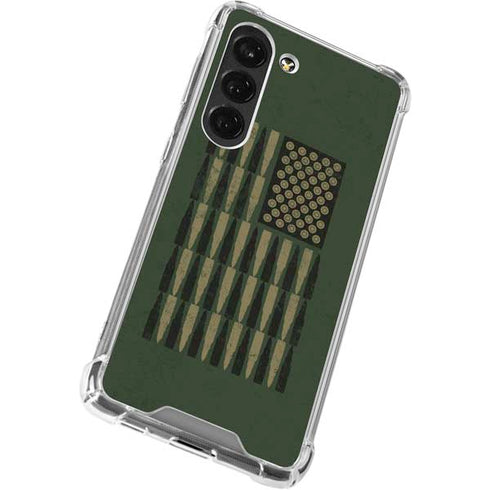 Bullet American Flag Galaxy S23 Clear Case