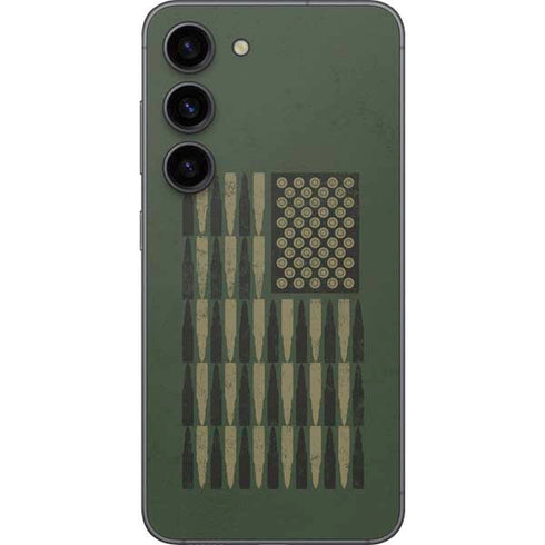 Bullet American Flag Galaxy S23 Skin