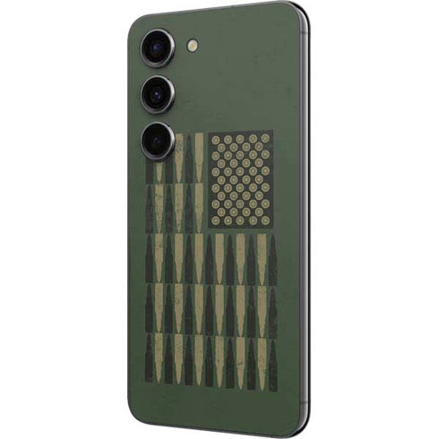 Bullet American Flag Galaxy S23 Skin