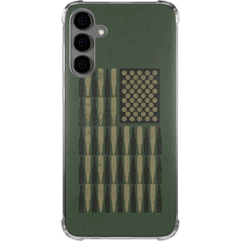 Bullet American Flag Galaxy S24 Plus Clear Case