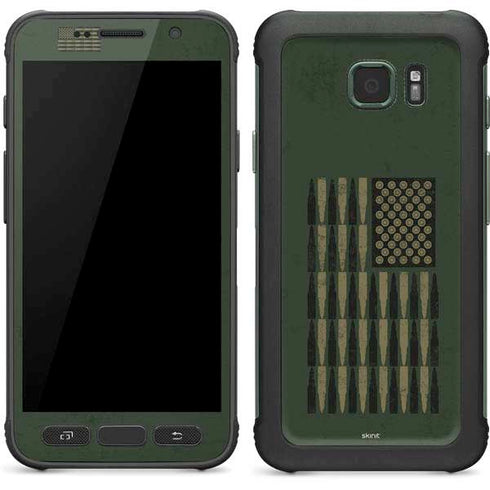 Bullet American Flag Galaxy S7 Active Skin