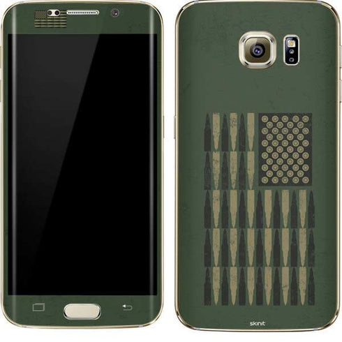 Bullet American Flag Galaxy S7 Edge Skin