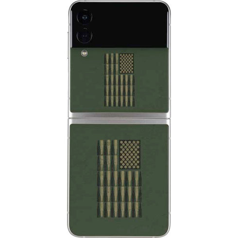Bullet American Flag Galaxy Z Flip4 5G Skin