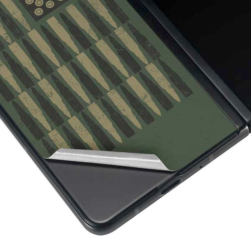 Bullet American Flag Galaxy Z Fold4 5G Skin