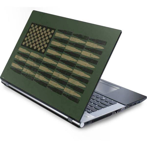 Bullet American Flag Generic Laptop Skin