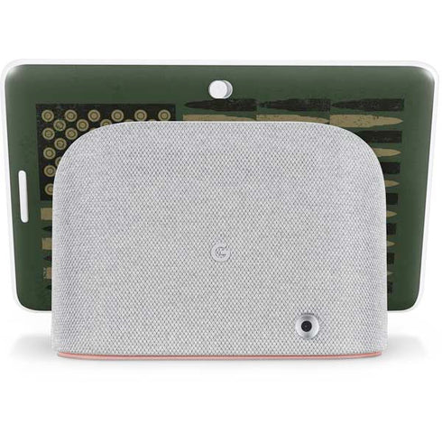 Bullet American Flag Google Home Hub Skin