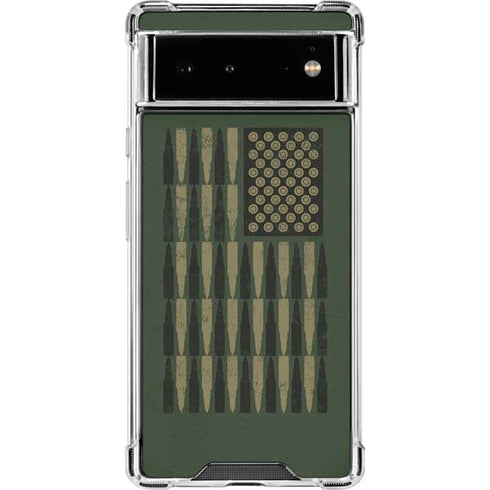 Bullet American Flag Google Pixel 6 Clear Case